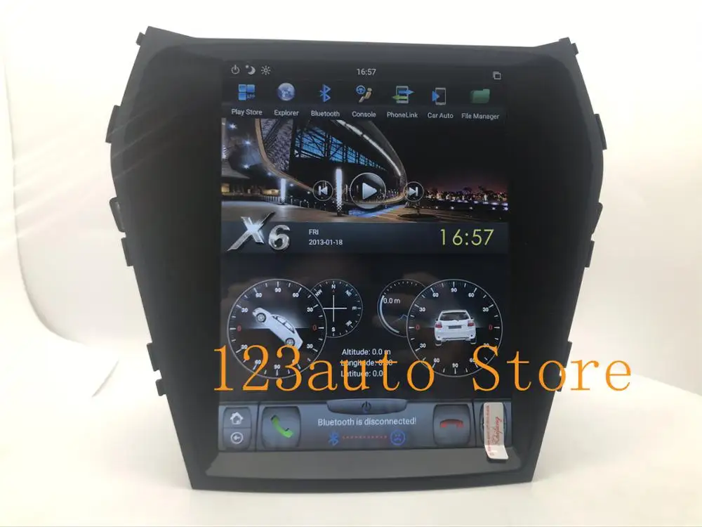 10 4 ''вертикальный экран Tesla Style Android 9 0 автомобильный DVD GPS плеер навигация