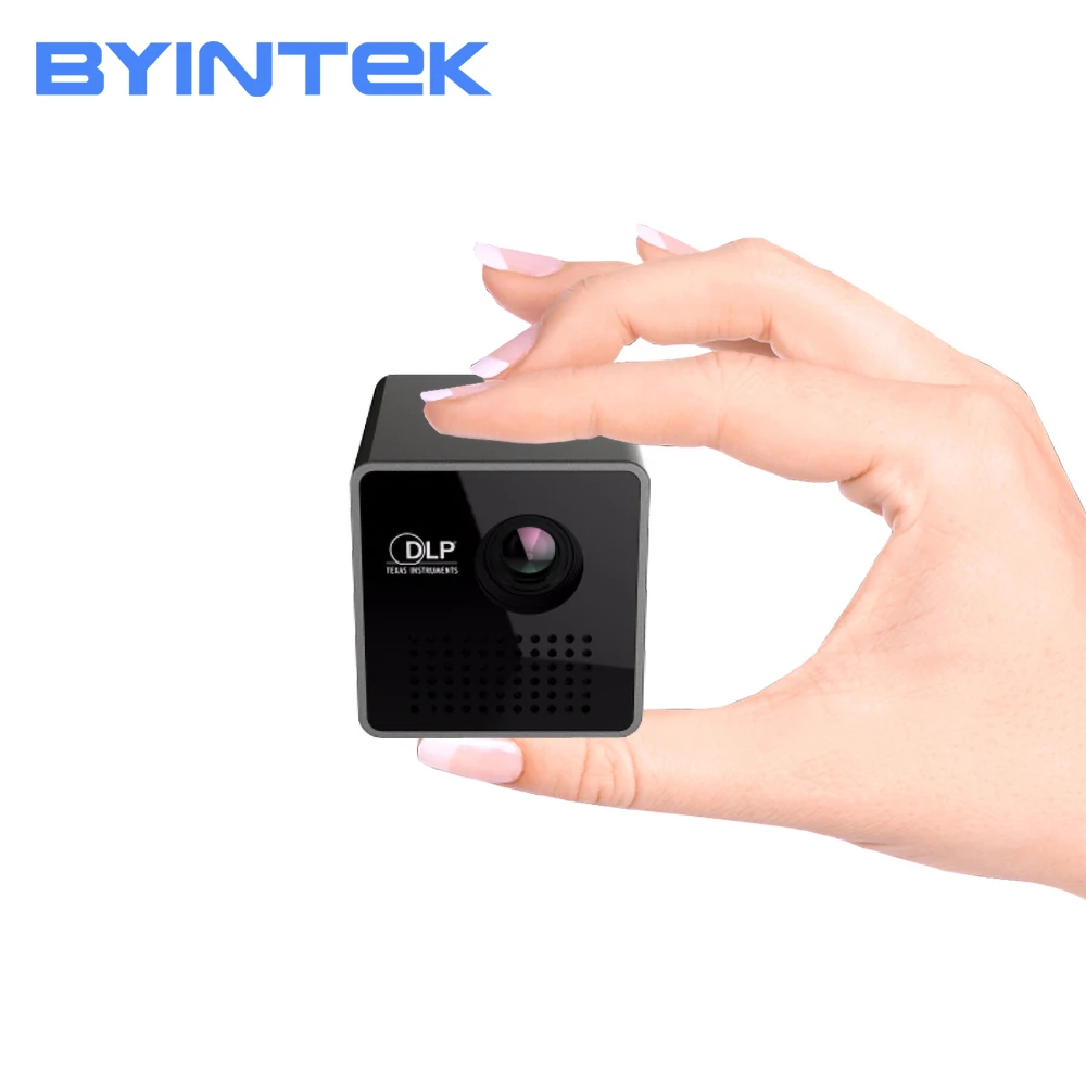 

P1 USB Video Micro DLP Byintek Mini PhonePortable Intelligent Projector Smart Projector