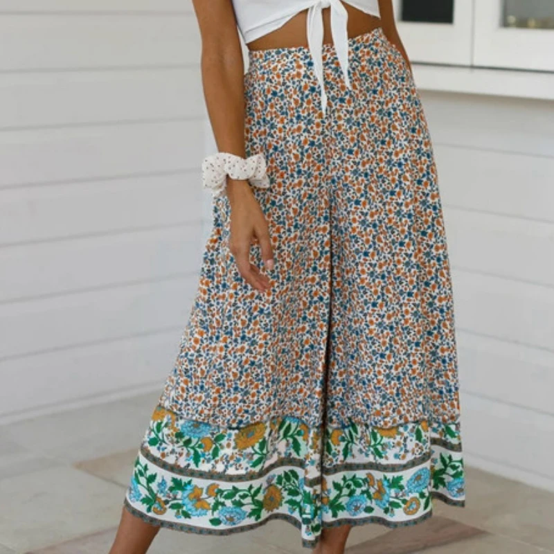 wide leg holiday trousers