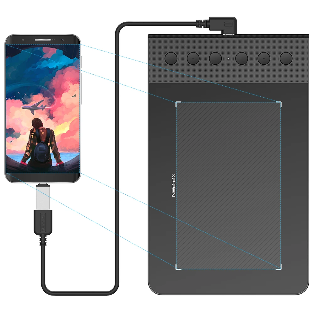 Продажа XP Pen Star G640S графический планшет для рисования планшет цифровая ручка для OSU! Со стилусом 8192 давления для Android