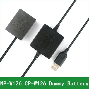 

5V USB NP-W126 CP-W126 Dummy Battery Adapter Plug DC Power Bank For Fujifilm X-A1 X-A2 X-A3 X-A5 X-A7 X-A10 X-A20 X-E1 X-E2