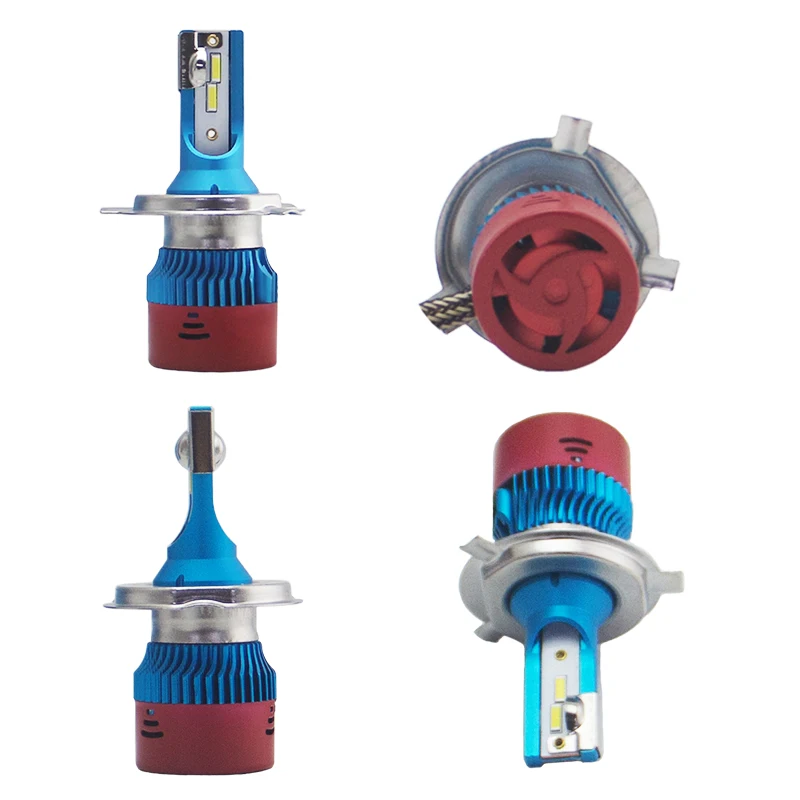 Ceny SHUOKE Mi8 żarówka LED 1860 H1 H3 H7 H27 880 9005 9006 H10 H11 5202 H4 H13 9007 9004 Hi Lo 12V 24W 2.3A 1800LM 6000K 1 2 sztuk
