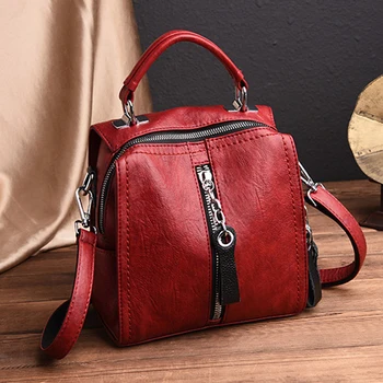 

Fashion Women Backpack Pu Leather Backpacks For Teenage Girls Female High Quality School Shoulder Bag Bagpack