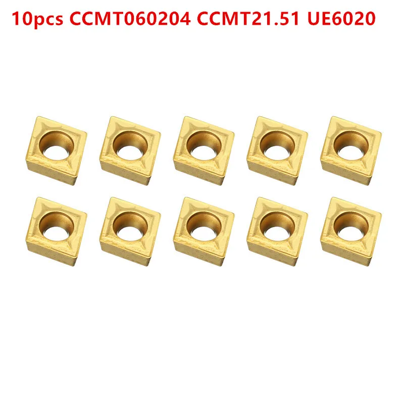 Kit Tornio CNC SCACR1010 F06: 10 Inserti In Metallo Duro CCMT + Portautensili + Chiave T15 - 2