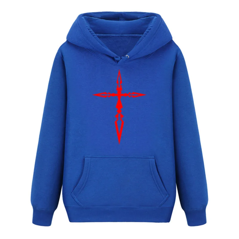 Горячая игра Fate Stay Night толстовки с длинными рукавами повседневные толстовки с разными рисунками пальто пуловер с капюшоном топы - Цвет: 18