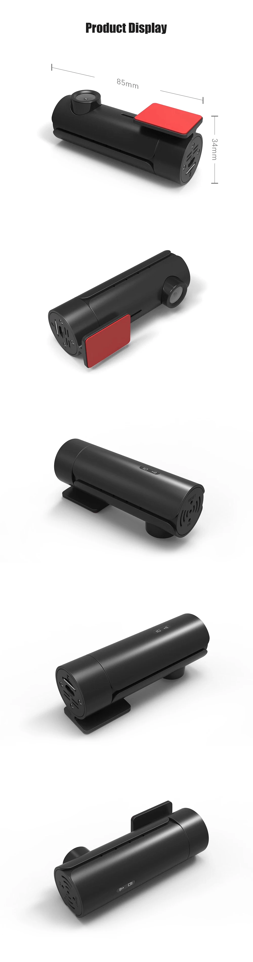Dash Cam wifi FULL HD 1080P супер мини Автомобильная камера DVR Беспроводная ночная версия g-сенсор водительский рекордер