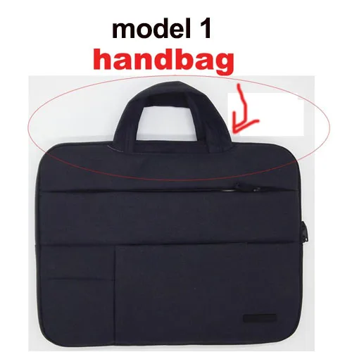model 1 black Модная мужская женская сумка для ноутбука, чехол для Asus Dell hp acer Macbook Air Pro Surface pro, чехол для ноутбука 11 13 13,3 14 15,6 - Цвет: model 1 black