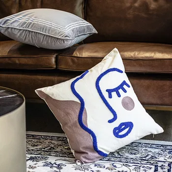 

INS popular handmade cotton seat pillow cushion without stuff , Bohemia style detachable decoration sofa pillows