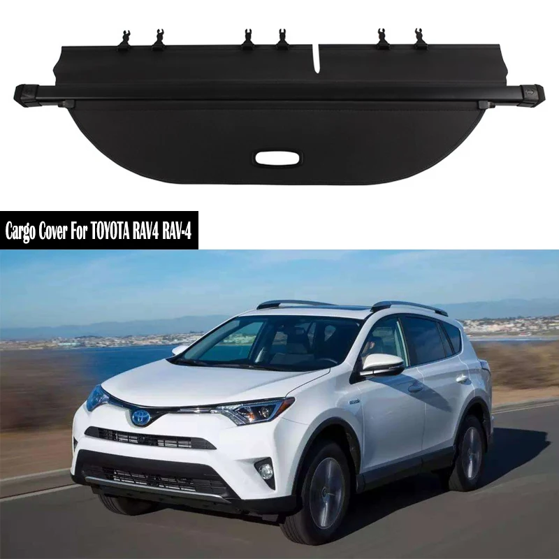 

Rear Cargo Cover For TOYOTA RAV4 RAV-4 2013 2014 2015 2016 2017 2018 2019 privacy Trunk Screen Security Shield shade Accessories