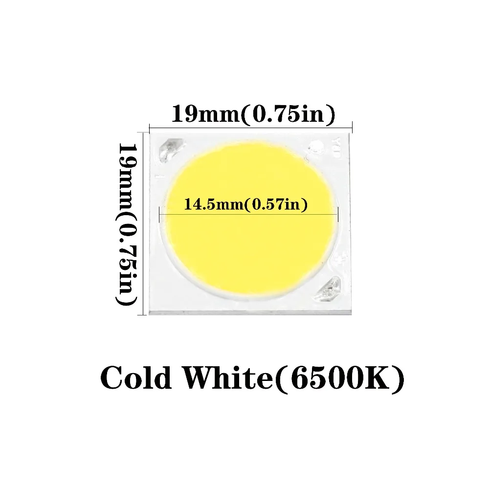

High power 80W 37.5V Led COB LED Bulbs Chip Small size high density chip Lamp Smart IC Good Quality Chip For DIY Warm White