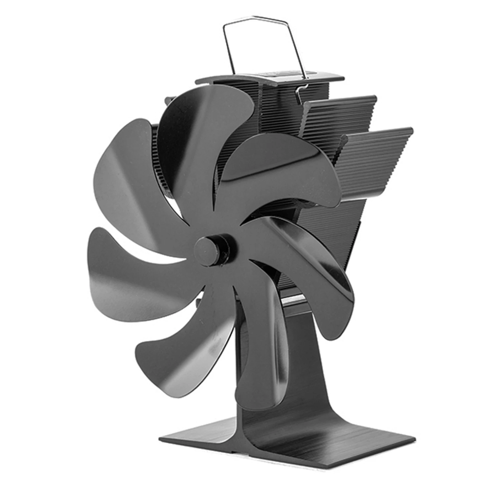Heat Powered Stove Fan 7 Blade Fireplace Fans Warm Air Saving Fuel