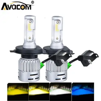 

2 Pcs Car Led Headlight 8000LM H1 H3 H7 H8 H9 H11 9005 HB3 9006 HB4 9012 HIR2 H4 9003 Hi/Lo 9004 9007 H13 Auto head Lamp Bulb