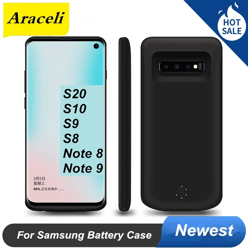 10000 Mah For Samsung Galaxy S20 Plus Ultra S8 S9 S10 S10E Note 8 9 10 Battery Case Charger Power Bank | Мобильные телефоны и