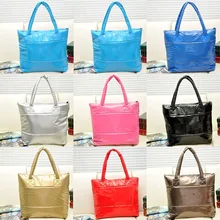 Женская сумка-тоут для покупок модная трендовая женская уличная Водонепроницаемая нейлоновая сумка для покупок Большая вместительная сумка через плечо