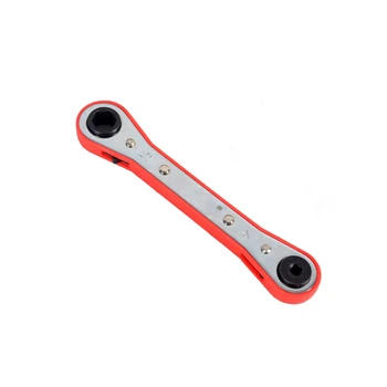 

Double-end Ratchet Wrench Air Conditioner Refrigeration Maintenance Tool Shut-Off Valve Wrench Tool
