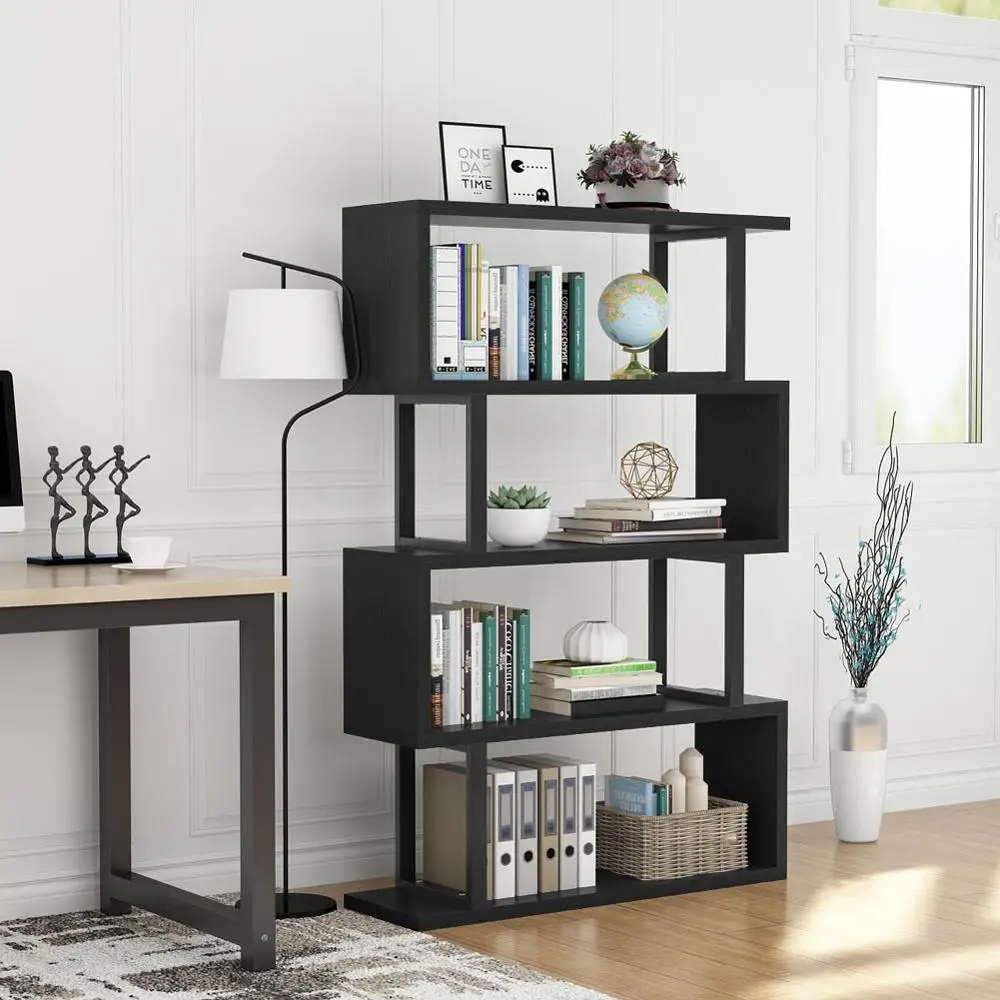 4 Tier Ladder Storage Display S Shape Home Office Decor Shelf Bookshelf Bookcase Bookcases Aliexpress 4 Tier Ladder Storage Display S Shape Home Office Decor Shelf Bookshelf Bookcase Bookcases Aliexpress