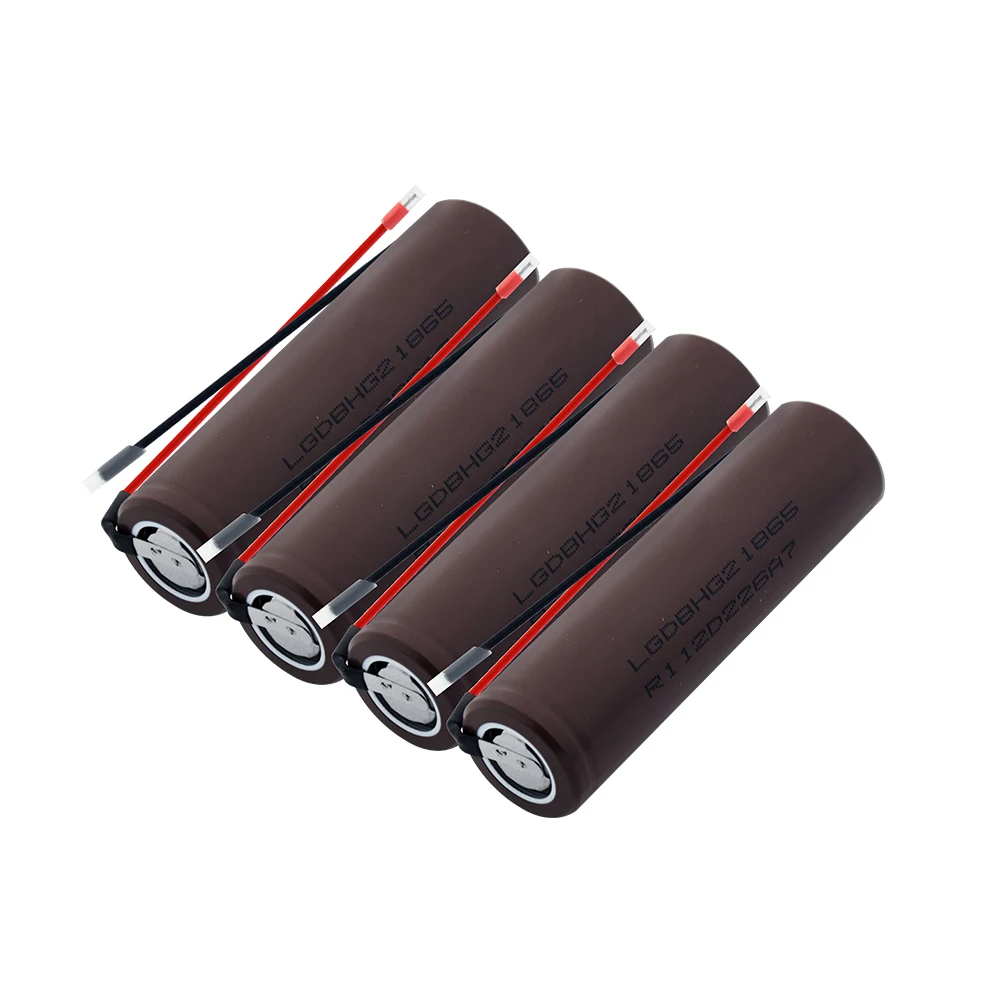 Panasonic HG2 18650 3000mAh литий-ионный аккумулятор 18650HG2 3,7 V разряда 20A, выделенные батареи+ DIY соединительные провода