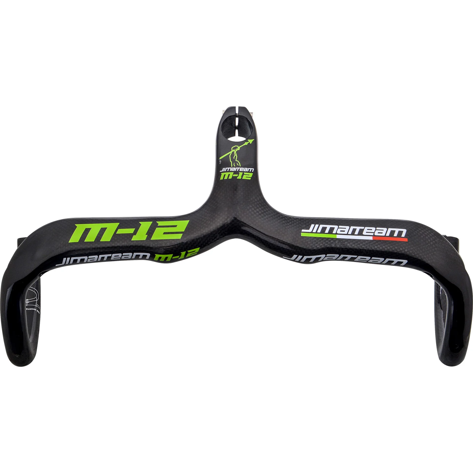 

2019 New Style jimaiteam Bicycle Bent Handlebar Full Carbon Fiber Color Highway Handlebar One-piece Bent Handlebar Handle Bar