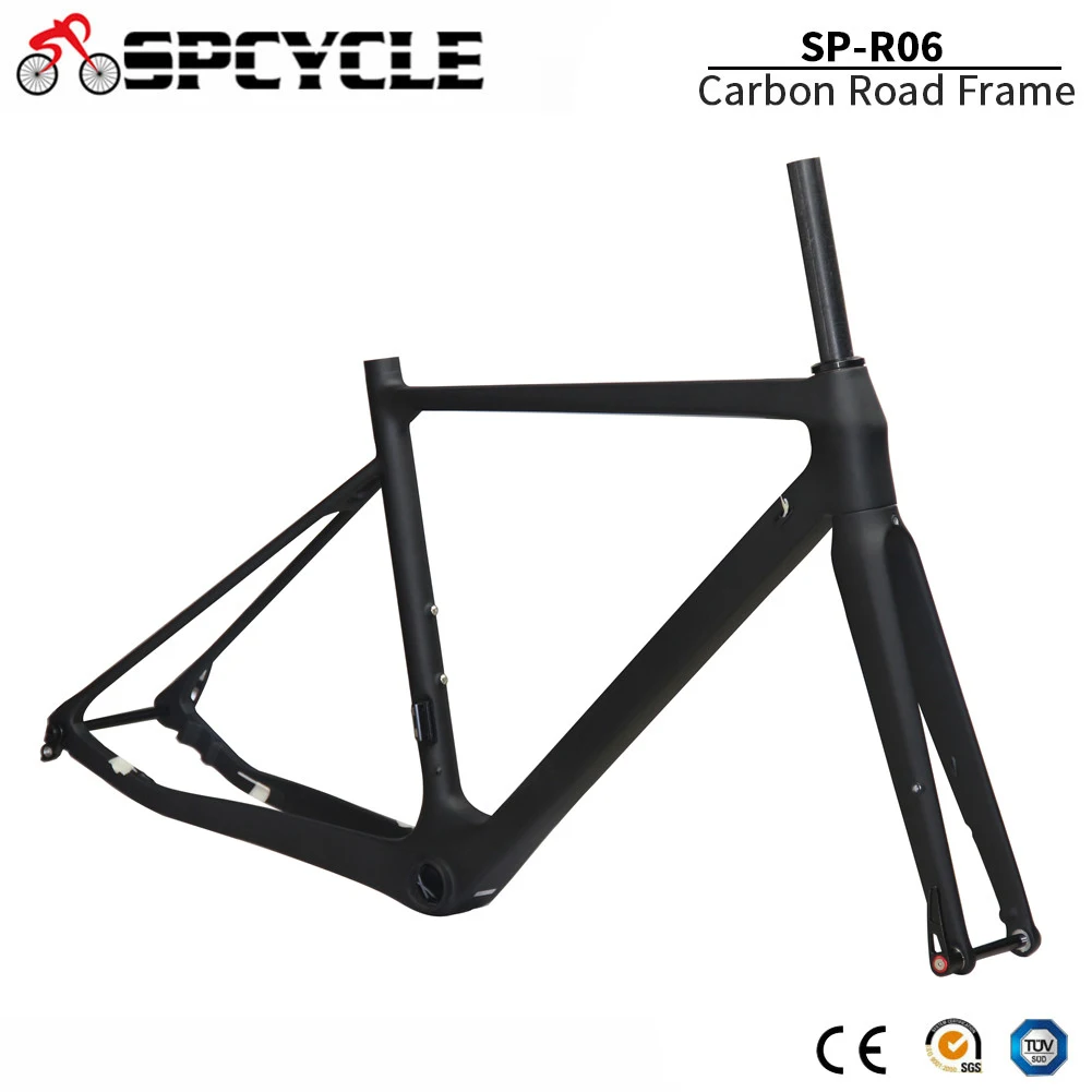 

Ultralight T1000 Carbon Road Bike Frame Disc Brake 700*28C Racing Road Bicycle Frameset Thru Axle 100*12mm & 142*12mm BB86