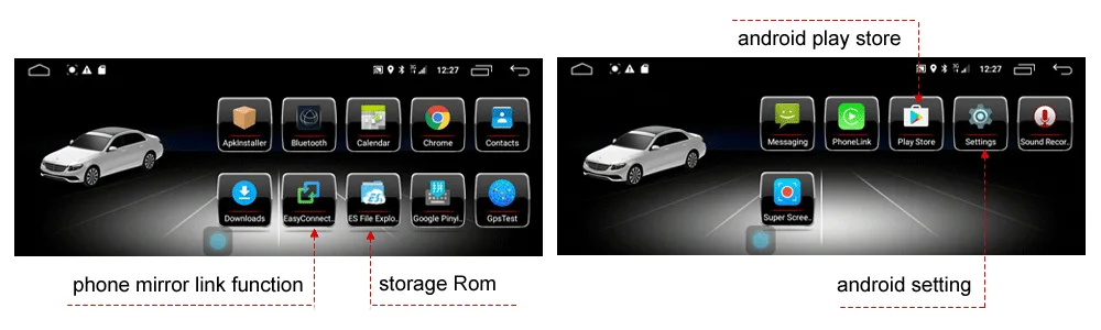 Cheap 1280*480 Resolution Android Screen for Mercedes Benz S Class W221, with GPS Navigation Radio Stereo Bluetooth Multimedia system 14