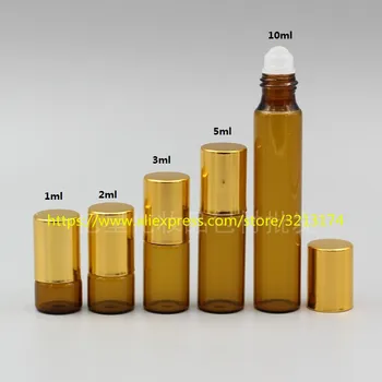 

wholesale 1ml 2ml 3ml 5ml 10ml roll-on bottle, mini sample perfume essential oil deodorization Aromatherapy Refillable Bottle