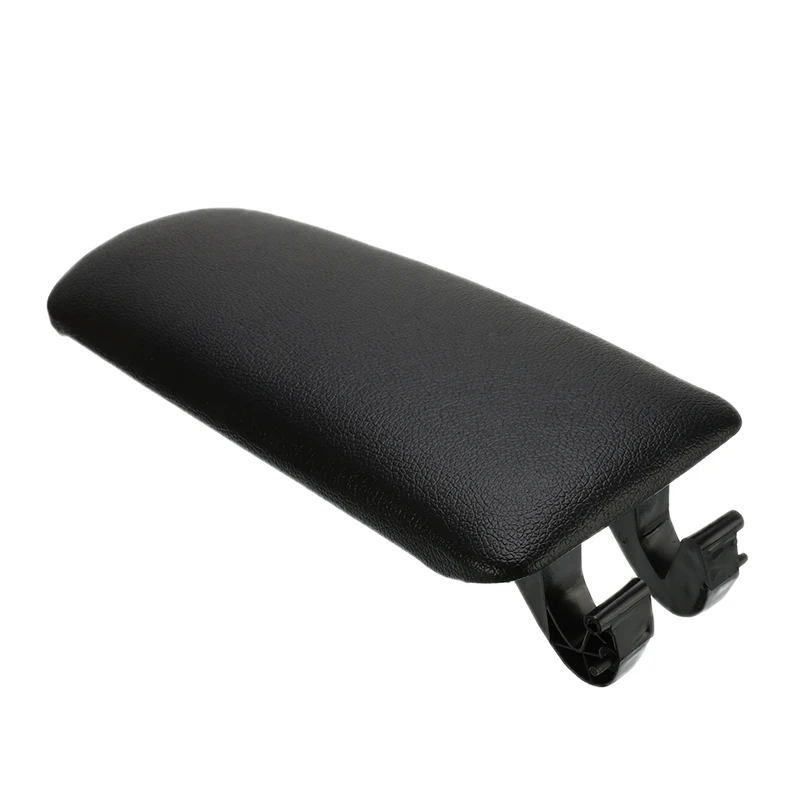 For Audi A4 B6 B7 4DR 2002-2007 Armrest Center Console Lid Cover Black Leather