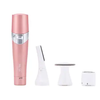 

3 In 1 Dry Wet Waterproof Portable Electric Epilator Women Painless Bikini Hair Removal Kit Eyebrow Trimmer Razor Body Shaver