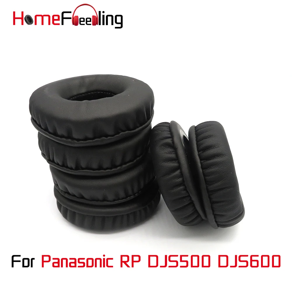 

Homefeeling Ear Pads For Panasonic RP-DJS500 RP-DJS600 Earpads Round Universal Leahter Repalcement Parts Ear Cushions