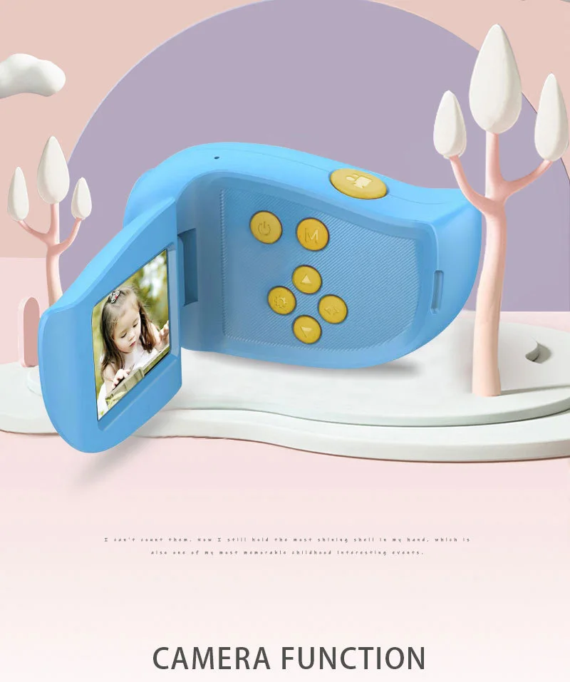 New Kids Digital Camera 2.0 Inch Color Display HD Children DV Camera Children Camcorder Video HD Angel For Kids Gifts