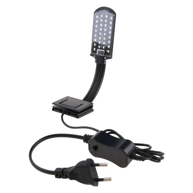 Simple LED Aquarium Lights Water Grass Plants Grow Light Fish Tank Clip-on Waterproof Lighting Lamp led lamp aquarium light aquarium lamp