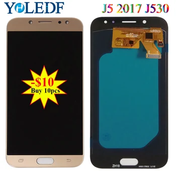 

Tested Super AMOLED LCD For Samsung J5 Pro 2017 J530 J530F J530M J530G J530Y Display Touch Screen Panel Digitizer Assembly Parts