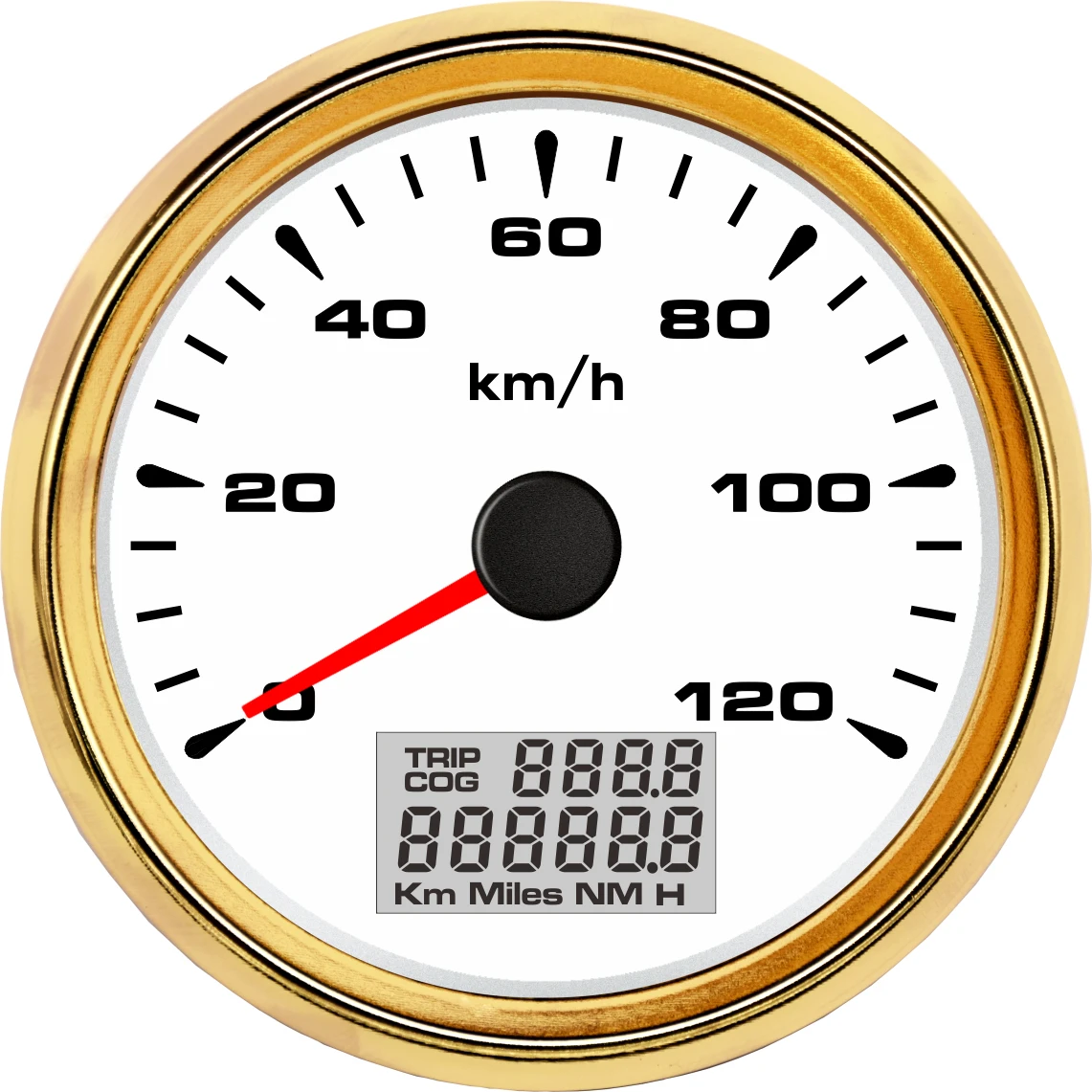 120kmh/200Kmh цифровой одометр 85 мм gps для лодки измеритель скорости 12 В 24 В для автомобиль Лодка Грузовик измеритель скорости IP67 Водонепроницаемый gps измеритель скорости gps скорость одометры ЖК-дисплей с 7 цветами подсветка Универсальный - Цвет: 120kmh 902-00077