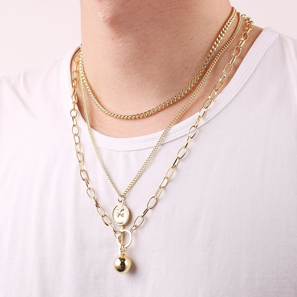  Necklace Punk Style Barbed Wire Chain Cheap JKP4465