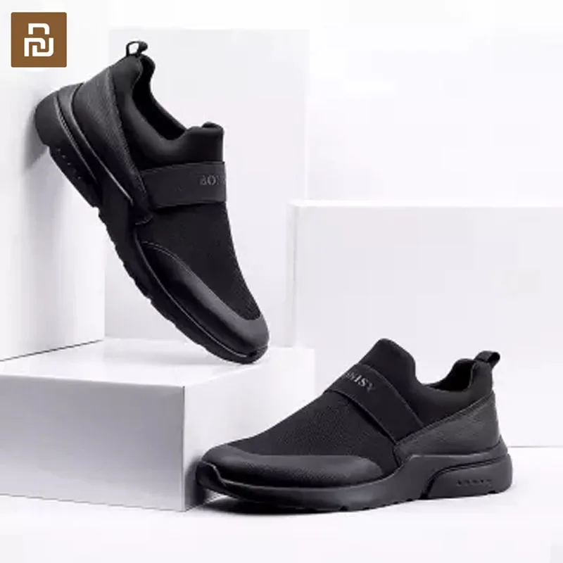 Youpin BONISY One footstep устойчивая Складная повседневная мужская обувь черного цвета 39