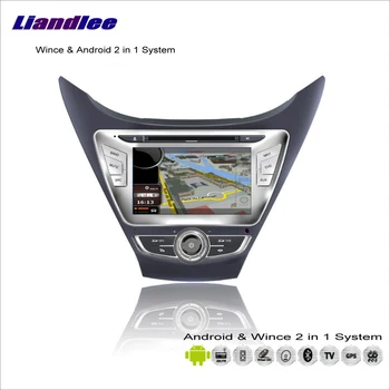 

Liandlee For Hyundai Avante / i35 2011~2013 Car Radio CD DVD Player GPS Navigation Advanced Wince & Android 2 in 1 S160 System