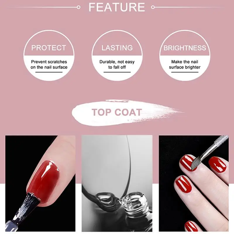MIZHSE Soak Off Top Coat УФ-лак для ногтей, Гель-лак без протирания, УФ Гель-лак для ногтей, не очищающий гель, гибридный Полупостоянный гель