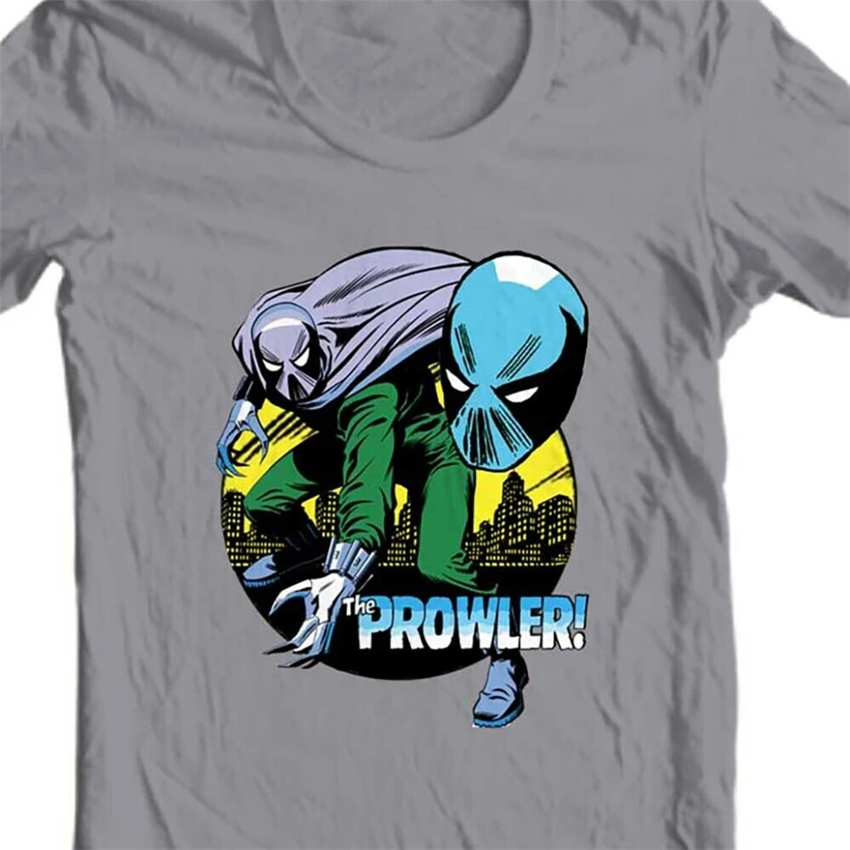 The Prowler T Shirt Hobie Brown retro cotton graphic Marvel Bronze Age