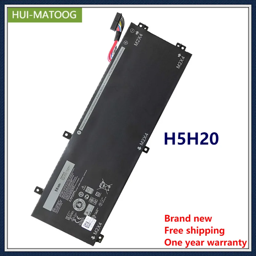 Аккумулятор для ноутбука H5H20 DELL XPS15-9550 9560 9570 7590 7591 Inspiron 15-7590/7591 Precision 5510 5520 5530 P56F 5540 V