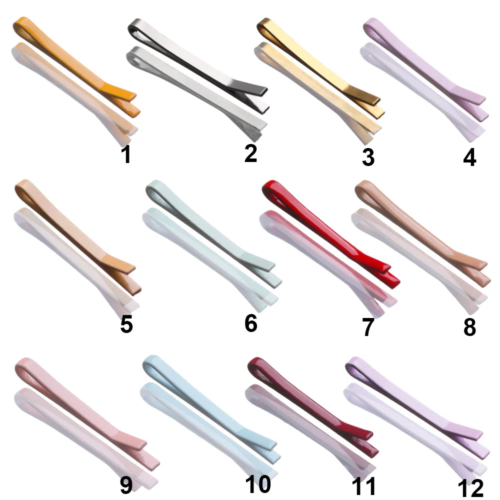 Doll Accessories 10Pcs 1.1/1.5CM Doll Mini Hair Clip Metal Headclip Cute Doll Hairpin Headwear Girl Birthday Gift Children DIY