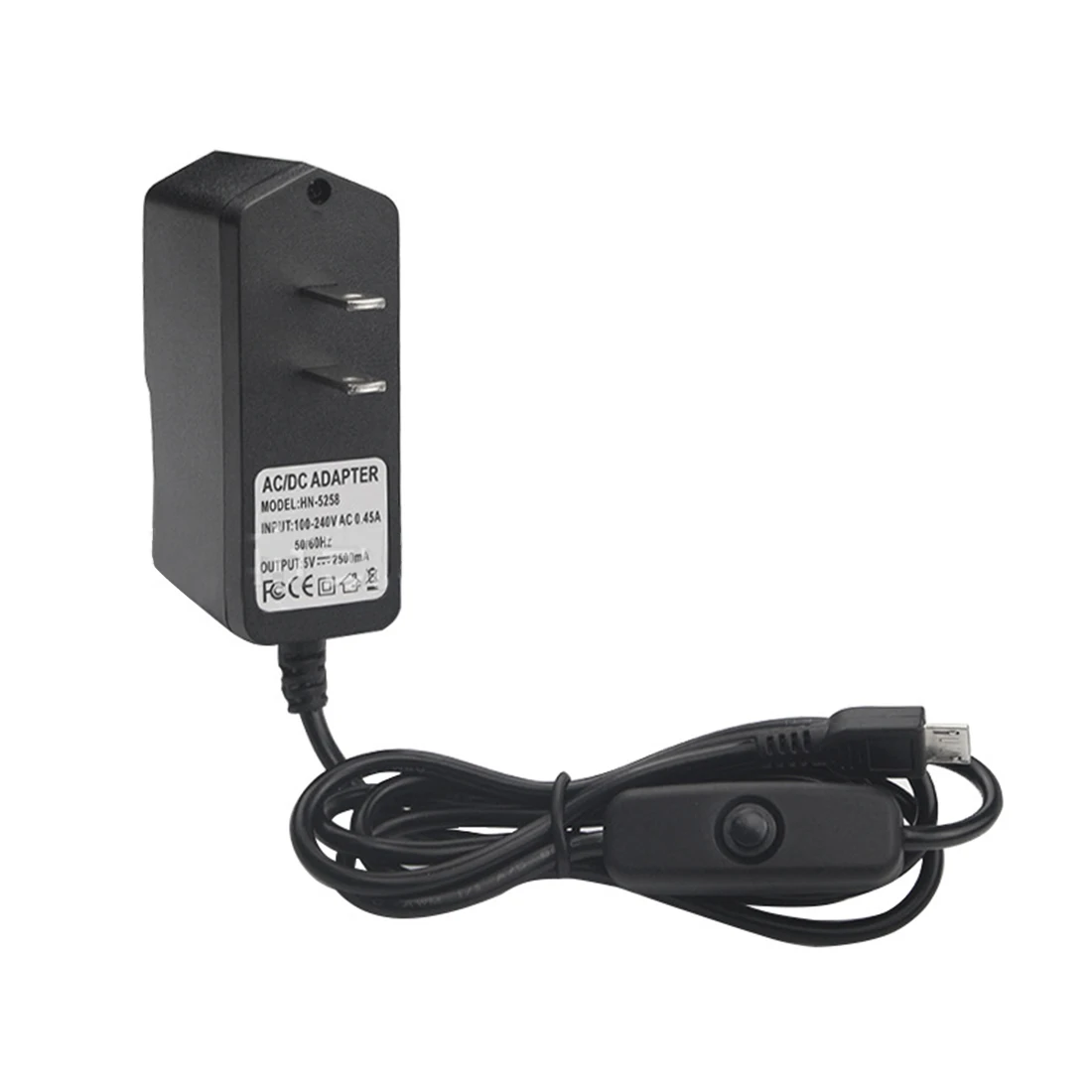 5V 2.5A интегрированный источник питания микро USB зарядное устройство адаптер с выключателем вкл. Для Raspberry Pi 3B+/3B/2B-UK Plug/US Plug