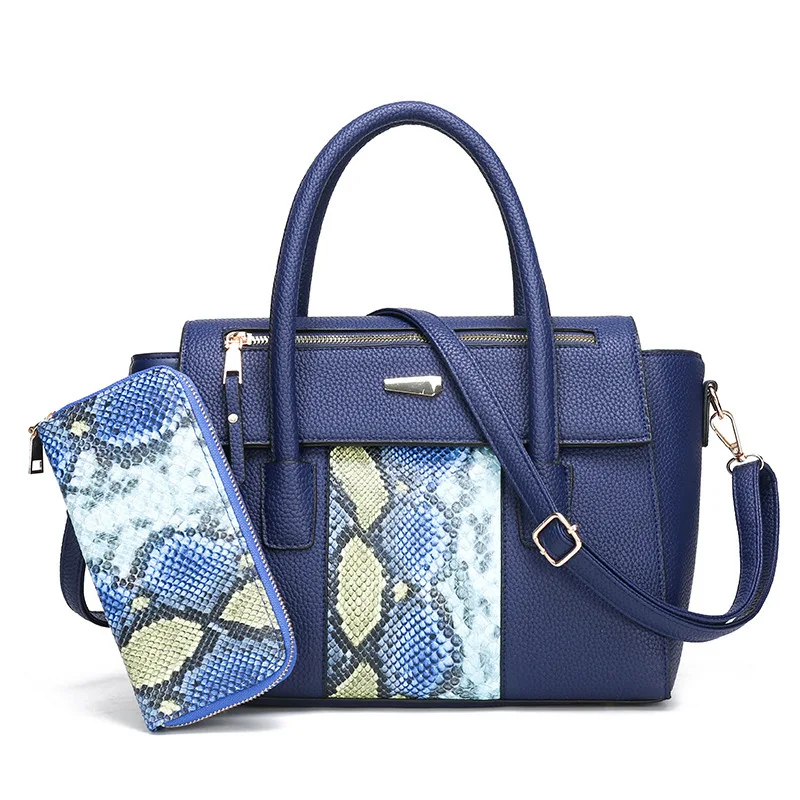 

Europe And America Textured Snakeskin Handbag WOMEN'S Bag 2020 New Style Europe And America Glorious Fashion CHIC Crossbody Bag