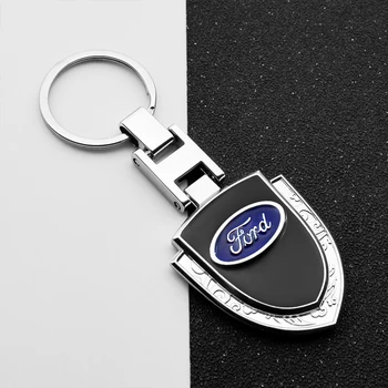

Car styling Accessories decoration key chain metal Emblem key ring For Ford Fiesta EcoSport ESCORT focus 1 focus 3 focus 2
