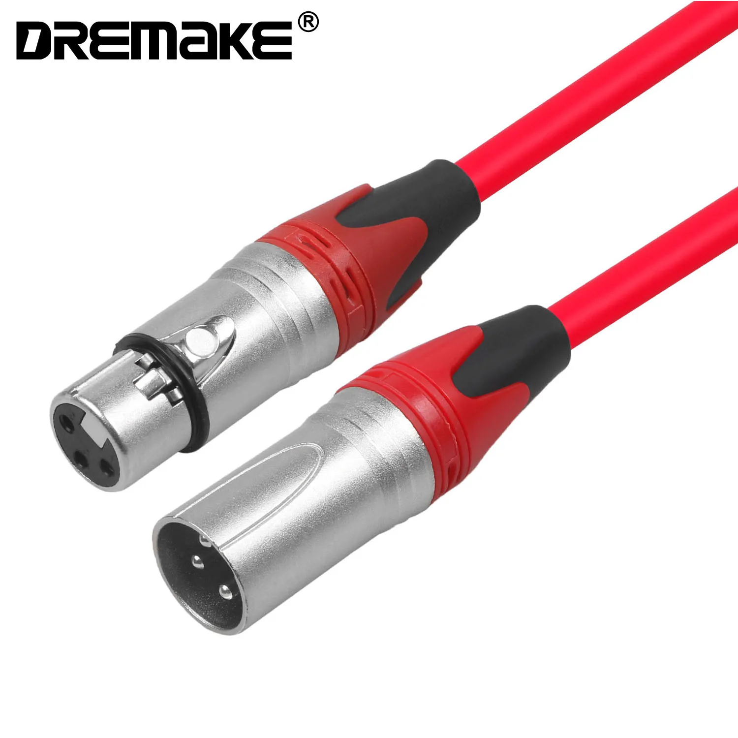 Кабель DREMAKE с XLR на динамик 3-контактный штекер гнездо микрофона сбалансированная