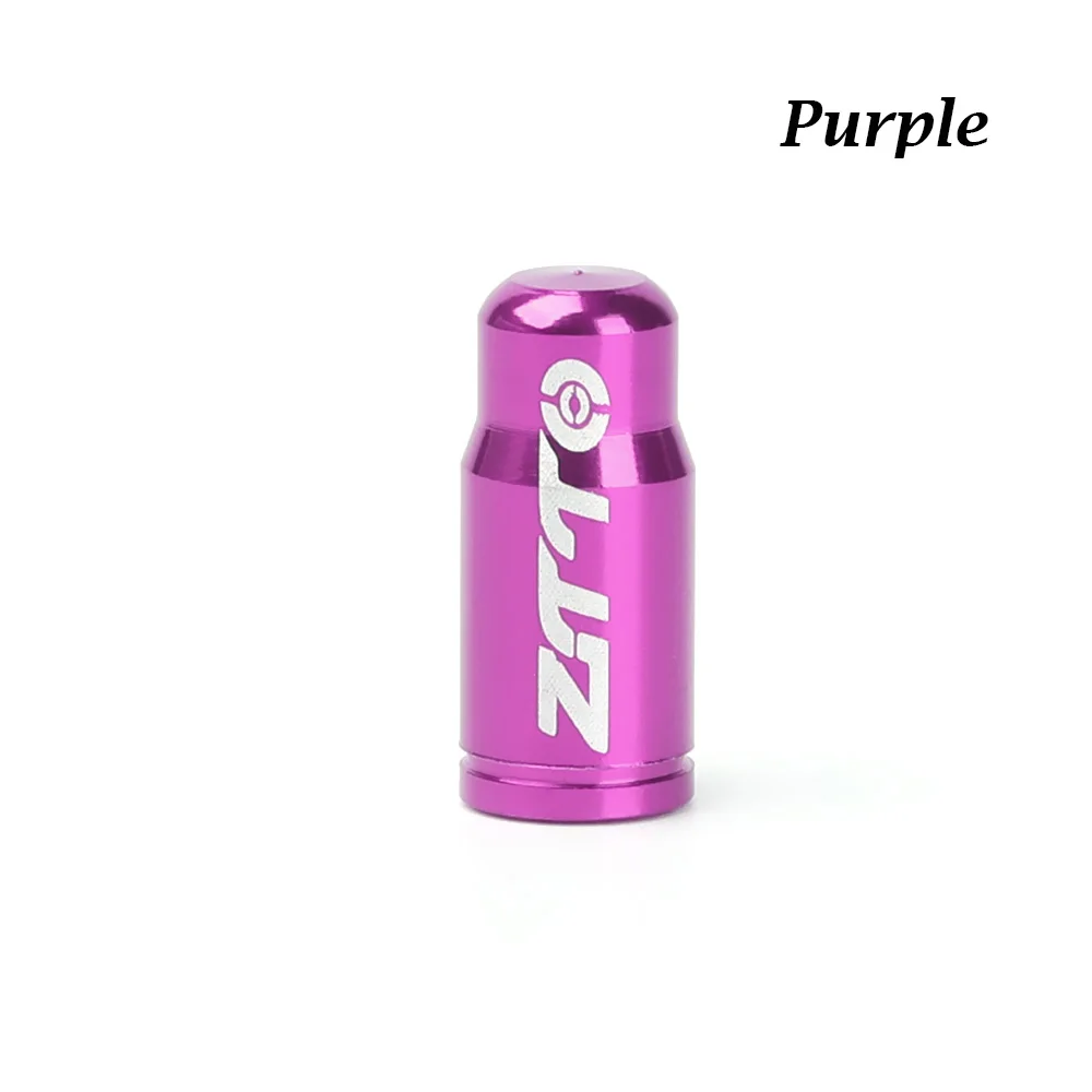 purple 1/5 шт алюминиевый сплав велосипед ультралегкий, нержавеющий ниппель камеры высокого давления колпачки давления Пылезащитная крышка MTB обод колеса шины, шины для остановки воздуха шлемов велосипед Запчасти аксессуары - Цвет: purple