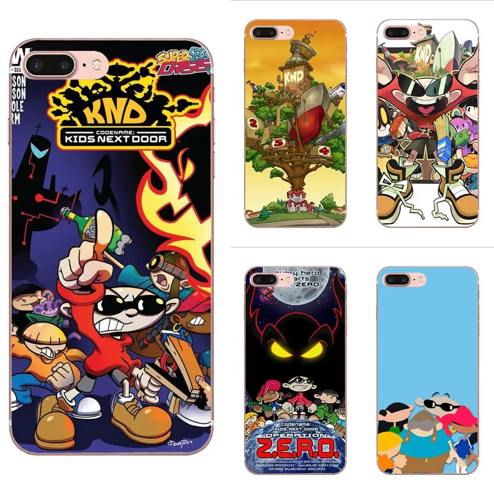 

Cartoon Codename Kids Next Door For Apple iPhone 4 4S 5 5C 5S SE 6 6S 7 8 Plus X XS Max XR Luxury Cell Phone Case