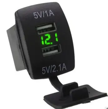

Dual-USB Arc Shape Digital Display Car Charger 5V/3.1A LED Adapter Mini Charger For IPhone IPad Samsung Galaxy LG Nexus IPhone