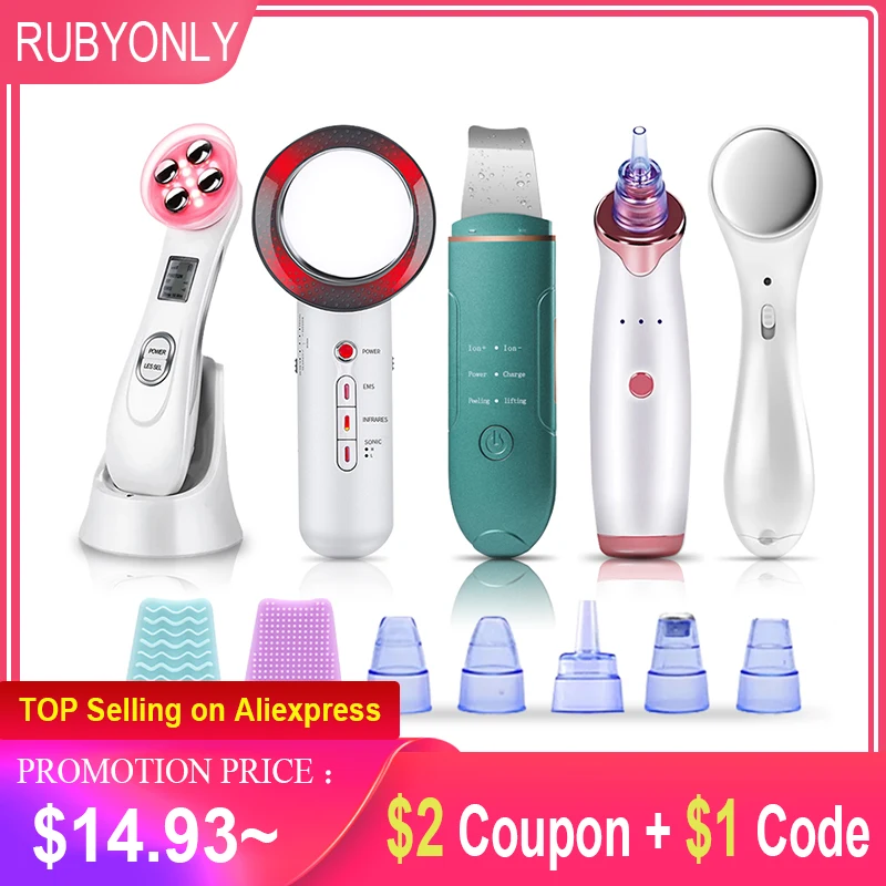 Good Deal Skin-Scrubber Blackhead-Remover Face-Massager Radio-Frequency Facial Beauty Ultrasoic kjQlMqGlZOw