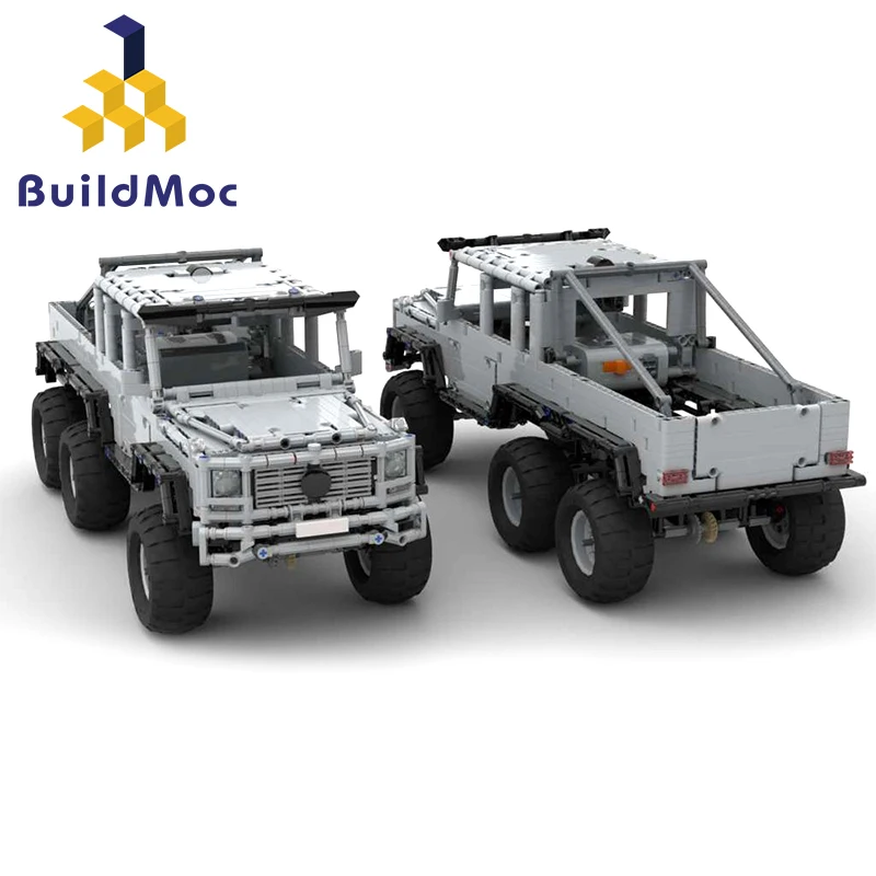 

1700pcs DIY MOC Building Blocks Mercedes Benzed G 6x6 SUV Technic City Carrier Vehicle Truck Model Bricks Toys for Children Gift