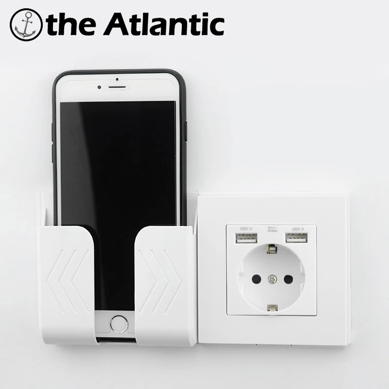 DE / EU FR настенная розетка электрическая с двойным usb-портом для зарядки 2100mA
