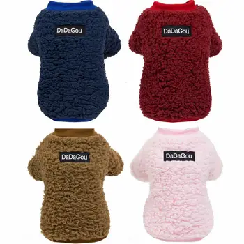 

Fashion Fleece Dog Clothes For Small Dogs Cats Puppy Hoodies Warm Pet Clothing for Dog Coat Jacket Yorkies Chihuahua Clothes
